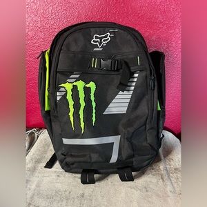 Monster energy/ fox racing backpack
